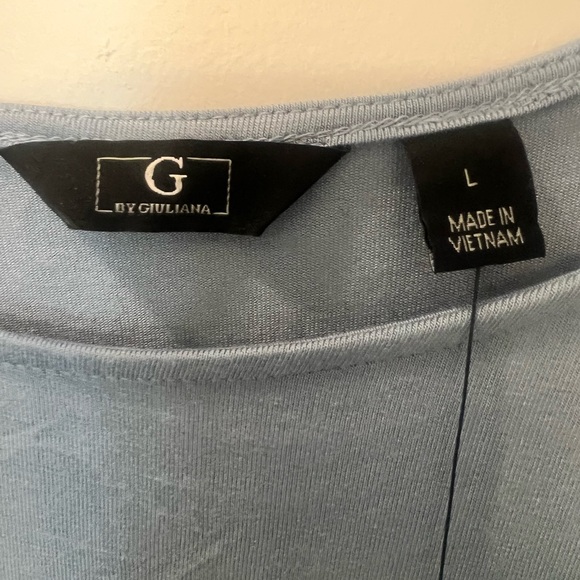 Ladies blue blouse very comfy by G by Giuliana new with tags - Picture 2 of 4